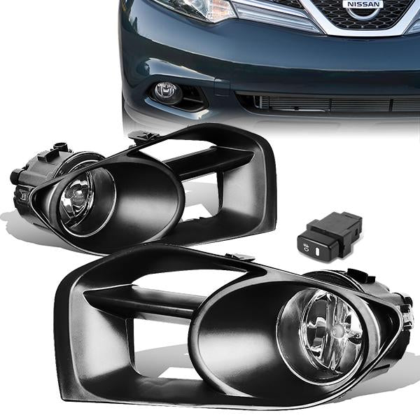 FAROS DE NIEBLA 11-14 NISSAN MURANO - WITH SWITCH, BEZEL - H11 BULB - CHROME / CLEAR
