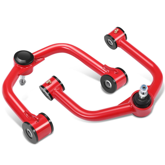 HORQUILLAS 2004-15 NISSAN TITAN 2005-19 AMADA 2-4" LIFT,
2004-2015 NISSAN TITAN (EXCLUDES PRO-4X)
2005-2019 NISSAN ARMADA (EXCLUDES PRO-4X)
RED+BLACK