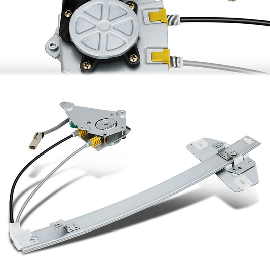 REGULADOR DE VENTANA WINDOW MOTORS & REGULATORS - METALLIC - 02-06 JEEP LIBERTY - METALLIC - BARE STEEL/PLASTIC