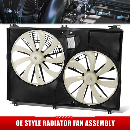 ABANICOS OE STYLE -TOYOTA HIGHLANDER 2014-2019 - 2.7L, 3.5L - W/O TOWING PKG