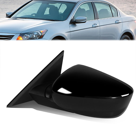 RETROVISOR MIRROR - OE STYLE - HONDA ACCORD CROSSTOUR 2010-2011 - HONDA CROSSTOUR 2012 - WITH POWER WITH HEATED GLASS WITH MEMORY - DRIVER LEFT SIDE - BLACK