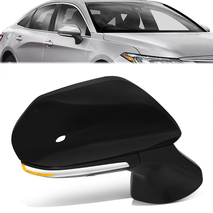 RETROVISOR MIRROR - OE STYLE - TOYOTA AVALON 19-22 - WITH POWER WITH HEATED GLASS WITH SIGNAL WITH MEMORY WITH BLIND SPOT WITH CAMERA - PASSENGER SIDE - PAINT TO MATCH - BLACK