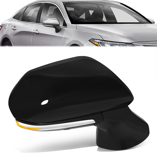 RETROVISOR MIRROR - OE STYLE - TOYOTA AVALON 19-22 - WITH POWER WITH HEATED GLASS WITH SIGNAL WITH MEMORY WITH BLIND SPOT WITH CAMERA - PASSENGER SIDE - PAINT TO MATCH - BLACK