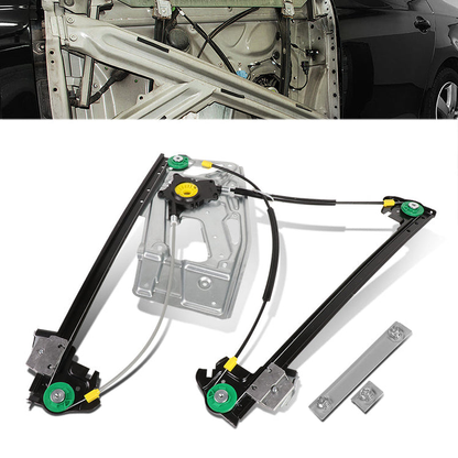 REGULADOR DE VENTANA WINDOW MOTORS & REGULATORS - METALLIC - 01-03 BMW 525I/97-00 BMW 528I/01-03 BMW 530I/97-03 BMW 540I/00-03 BMW M5 - METALLIC - BARE STEEL/PLASTIC