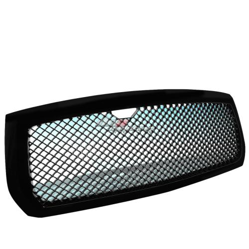 PARRILLA GRILLE - 05-07 DODGE DAKOTA - HONEYCOMB MESH STYLE - ABS - GLOSSY - FITS PRE FACELIFT UPDATE MODELS ONLY - BLACK