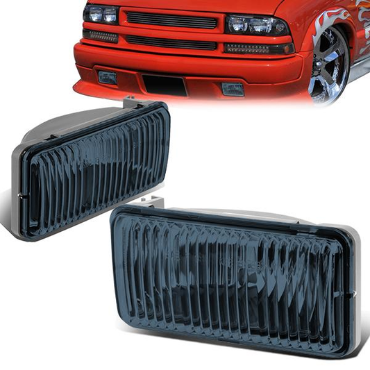 FAROS DE NIEBLA 98-04 CHEVY S10 PICKUP, BLAZER 2/4-DR - NO SWITCH - 881 BULB - SMOKE