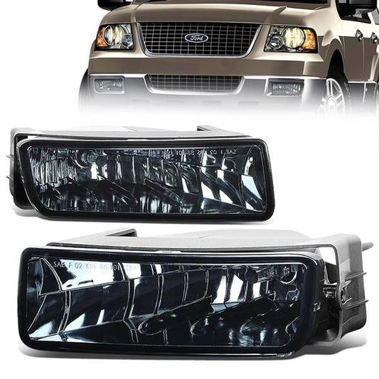 FAROS DE NIEBLA 03-06 FORD EXPEDITION 4-DOOR - NO SWITCH - H10 BULB - SMOKE