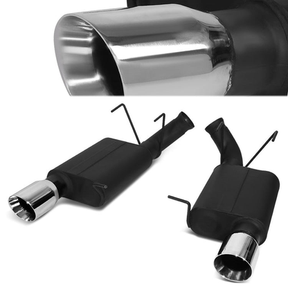TUBERIA CATBACK CATBACK - 13-14 FORD MUSTANG 5.0L - ALUMINIZED / STAINLESS