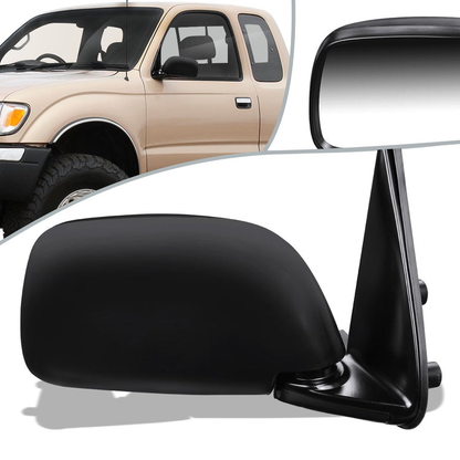 RETROVISOR MIRROR - OEM - 95-00 TOYOTA TACOMA - MANUAL MIRROR ADJUST - FOLDING - W/O OFF ROAD PACKAGE - TEXTURED - BLACK - RIGHT