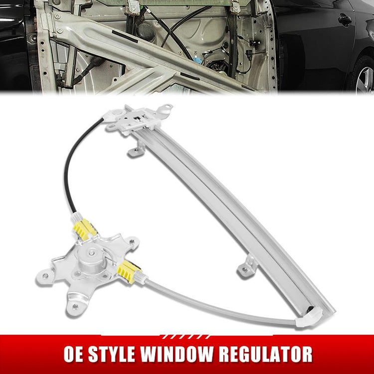 REGULADOR DE VENTANA WINDOW MOTORS & REGULATORS - NISSAN SENTRA 1991-1994 / NISSAN TSURU 1991-2017 - 4DR - METALLIC - BARE STEEL / PLASTIC