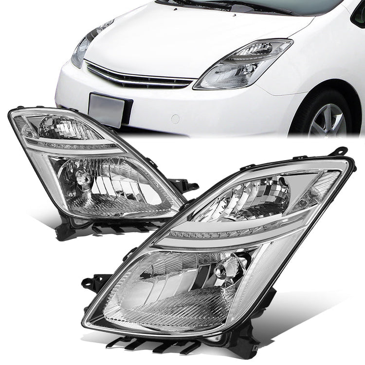 FAROS HID - 06-09 TOYOTA PRIUS - ONLY FITS MODELS WITH FACTORY HID/XENON HEADLIGHTS - DOES NOT FIT FACTORY HALOGEN HEADLIGHT MODELS - CHROME HOUSING / CLEAR CORNER - D4R LOW/HIGH / 7440 SIGNAL / 7440 PARKING, 2825 SIDE MARKER