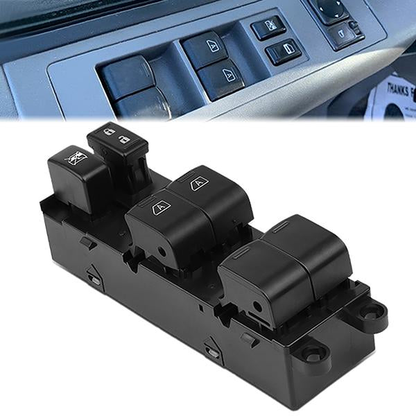 INTERRUPTOR ELEVADOR ELECTRICO 05-07 NISSAN ARMADA / 04-15 NISSAN TITAN CREW CAB - DRIVER SIDE - BLACK