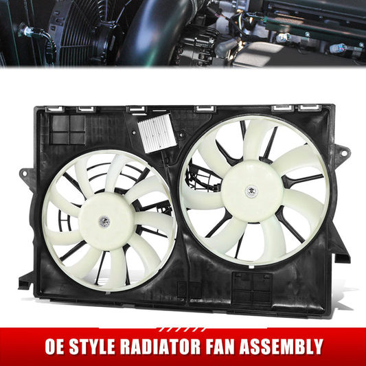 ABANICOS OE STYLE -JEEP CHEROKEE 2014-2022 / HEAVY DUTY COOLING - W/ DUAL FANS