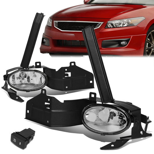 FAROS DE NIEBLA 08-10 HONDA ACCORD 2-DR - W/ SWITCH - H11 BULB - CLEAR