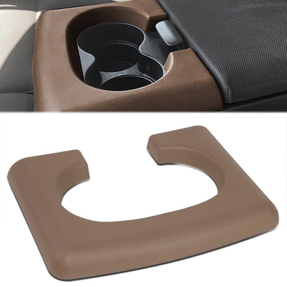 TAPA DE CONSOLA CENTER CONSOLE CUP HOLDER TRIM - 04-14 FORD F-150 - FITS MODELS WITH 40/20/40 BENCH SEATS - TAN
