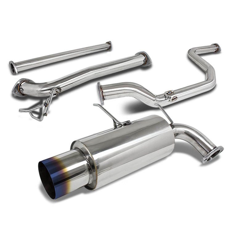 TUBERIA CATBACK CATBACK - 90-93 ACURA INTEGRA GS/RS - 2-DOOR - SINGLE BURNT TIP - STAINLESS STEEL