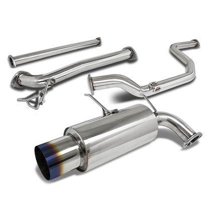 TUBERIA CATBACK CATBACK - 90-93 ACURA INTEGRA GS/RS - 2-DOOR - SINGLE BURNT TIP - STAINLESS STEEL