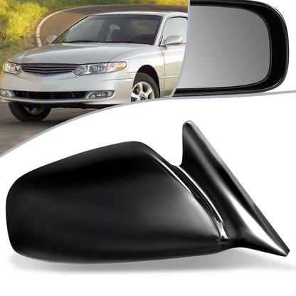 RETROVISOR MIRROR - OEM - 99-03 TOYOTA SOLARA - POWERED - BLACK MATERIAL - RIGHT