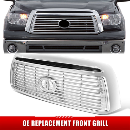 PARRILLA GRILLE - TY TUNDR '07-'13/ GRILLE ASS'Y 10-13/ CHROME/SATIN NICKEL/ (W/O ROCK W/O SPORT PKG)/ (LIMITED)