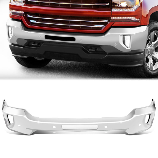 DEFENSA CHEVY CHEVROLET SILVERADO 1500 84029812-PFM ,CHROME,WITH SENSOR HOLE,WITH FOGLIGHT