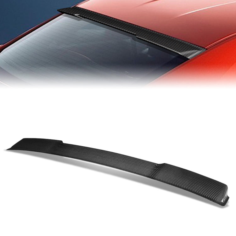SPOILER CAR ROOF SPOILER - 10-15 CHEVROLET CAMARO - FITS COUPE MODELS - CARBON FIBER BLACK