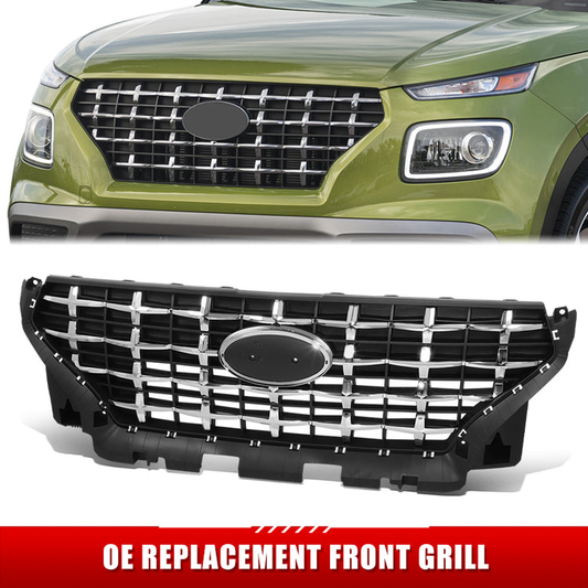 PARRILLA GRILLE - HY VEUE '20-'21/ GRILLE ASS'Y/ W/CHROME BLACK/ W/O EMBLEM/ (DENIM, SEL,ULRIMATE)/(EU=USA)//PARTS.NO,HY1200247//OEM NO,86350K2010