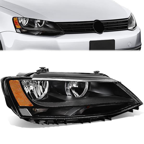 FAROS OE STYLE - 11-18 VOLKSWAGEN JETTA 4-DOOR SEDAN - FITS MODELS W/ HALOGEN HEADLIGHTS ONLY - USES H7 HIGH/LOW BEAM BULBS - RIGHT