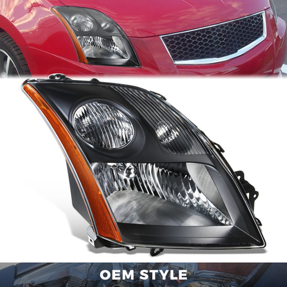 FAROS OE STYLE - RIGHT SIDE - BLACK- 07-09 NISSAN SENTRA - 2.5L