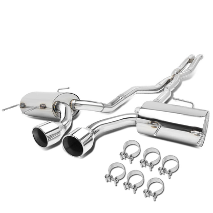 TUBERIA CATBACK CATBACK - 09-11 CADILLAC CTS-V RWD A/T M/T 6.2L - DUAL ROLLED TIP - STAINLESS STEEL