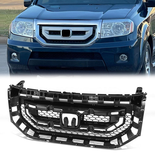 PARRILLA GRILLE - HD PILT '09-'11/ GRILLE ASS'Y/ MAT-DARK GRAY//PARTS.NO,HO1200200//OEM NO,75101SZAA01ZA