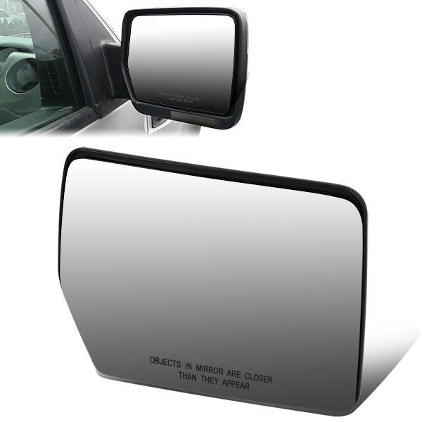 nan MIRROR GLASS LENS - OE STYLE - 04-14 FORD F-150 / 06-08 LINCOLN MARK LT - FITS POWERED MIRRORS ONLY - W/O TRAILER TOW, W/O HEAT, W/O BLIND SPOT, W/O AUTO DIMMING - PASSENGER SIDE