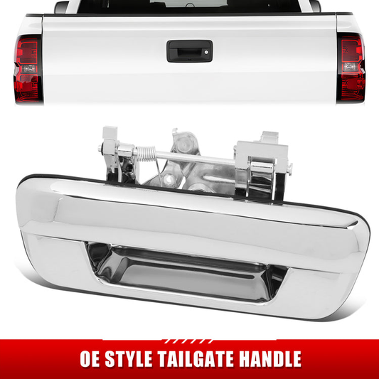 MANIJA DOOR HANDLE COVERS - CHEVY COLORADO 04-12/GMC CANYON 04-12 - ABS PLASTIC / STAINLESS STEEL - CHROME