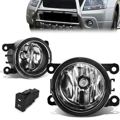 FAROS DE NIEBLA 06-14 SUZUKI GRAND VITARA / 06-12 SUZUKI SX4 4DR - W/ SWITCH - H11 BULB - FITS SX4 SEDAN MODELS ONLY - CLEAR