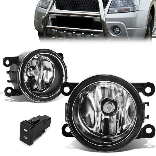 FAROS DE NIEBLA 06-14 SUZUKI GRAND VITARA / 06-12 SUZUKI SX4 4DR - W/ SWITCH - H11 BULB - FITS SX4 SEDAN MODELS ONLY - CLEAR