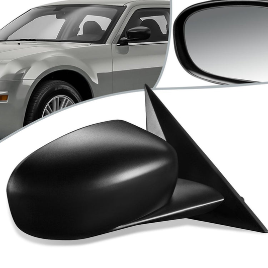 RETROVISOR MIRROR - OEM - 05-10 CHRYSLER 300 - POWERED - TEXTURED - BLACK - RIGHT
