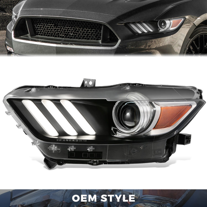 FAROS OE STYLE - 15-17 FORD MUSTANG HEADLIGHT - LEFT SIDE