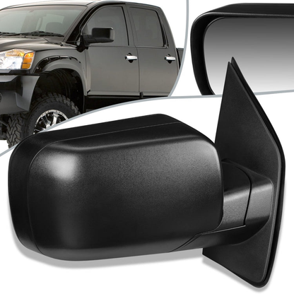 RETROVISOR MIRROR - OEM - 11-15 NISSAN TITAN - POWERED - TEXTURED - BLACK - RIGHT