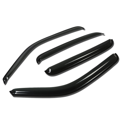 PROTECTOR DE VENTANA WINDOW VISORS - 00-06 CHEVY TAHOE, GMC YUKON / 02-06 CADILLAC ESCALADE, ESCALADE ESV, ESCALADE EXT - 4PCS - DARK SMOKE