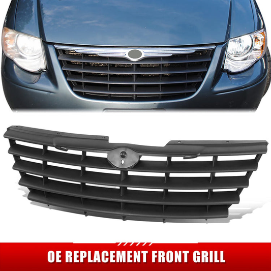 PARRILLA GRILLE - DG CRVN/VYGR&TOW&COUTY'05-'07/ GRILLE ASS'Y/ MAT-GARY (TOWN)//PARTS.NO,CH1200294//OEM NO,4857956AA