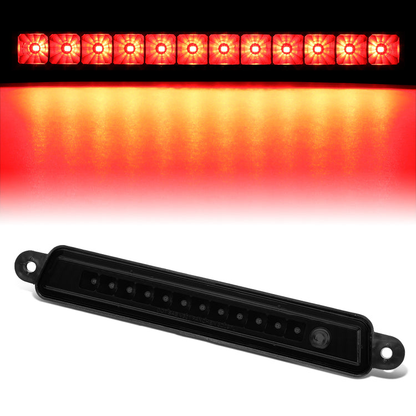 LUZ DE FRENO 05-15 NISSAN ARMADA / 2004 PATHFINDER ARMADA / 04-10 INFINITI QX56 - FITS MODELS WITHOUT CARGO LIGHT - LED - BLACK / SMOKE