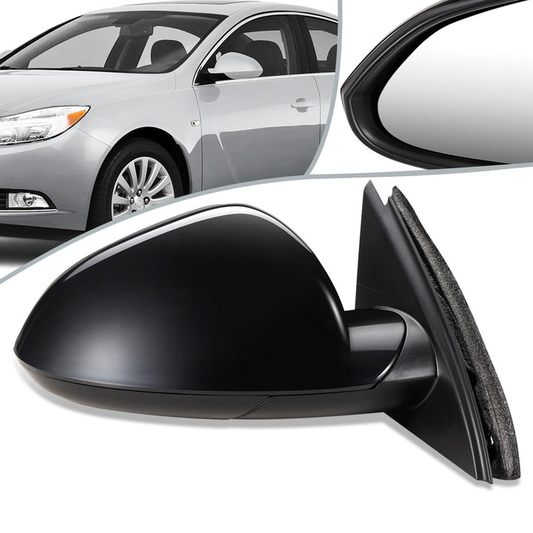 RETROVISOR MIRROR - OEM - 11-17 BUICK REGAL - POWERED - HEATED - FOLDING - BLACK MATERIAL - RIGHT