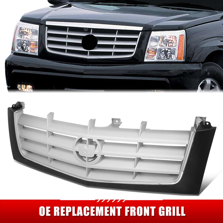 PARRILLA GRILLE - CADLAC ESCLDE '02-'06/ GRILLE ASS'Y/ CHROME/PAINTED BLACK/ (EXT)