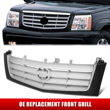 PARRILLA GRILLE - CADLAC ESCLDE '02-'06/ GRILLE ASS'Y/ CHROME/PAINTED BLACK/ (EXT)