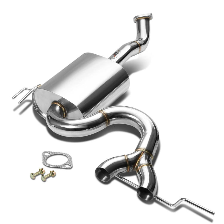 CATBACK AXELBACK - STAINLESS STEEL - 12-14 HYUNDAI VELOSTER - REUSES OEM EXHAUST TIP