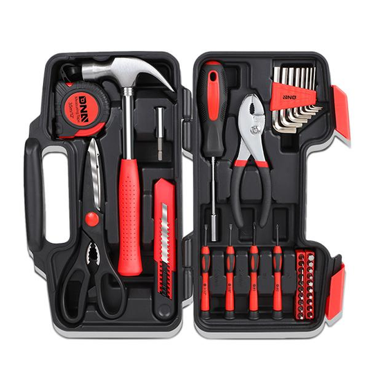 HERRAMIENTAS 39PCS - BLACK / RED