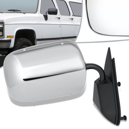 RETROVISOR MIRROR - OEM - CHEVROLET BLAZER 92-94 / CHEVROLET C1500 PICKUP 88-99 / CHEVROLET C1500 SUBURBAN 92-99 / CHEVROLET C2500 PICKUP 88-00 / CHEVROLET C2500 SUBURBAN 92-99 / CHEVROLET C3500 PICKUP 88-00 / CHEVROLET K1500 PICKUP 88-99 / CHEVROLET