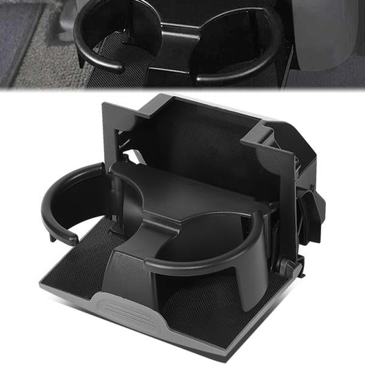 nan REAR CENTER CONSOLE CUP HOLDER - 06-19 NISSAN FRONTIER / 07-12 NISSAN PATHFINDER / 08-15 NISSAN XTERRA - TEXTURED - GRAY