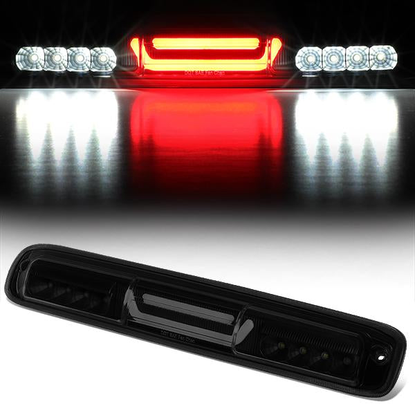 LUZ DE FRENO 99-06 CHEVY SILVERADO 1500, 2500, 3500, HD MODELS, GMC SIERRA 1500, 2500, 3500, HD MODELS / 2007 SILVERADO 1500, 2500, 3500, HD MODELS CLASSIC, SIERRA 1500, 2500, 3500 , HD MODELS CLASSIC - 3D - LED - BLACK / SMOKE