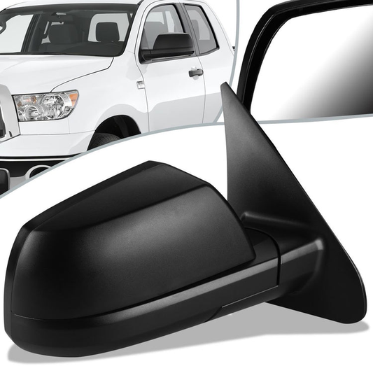RETROVISOR MIRROR - OEM - 07-13 TOYOTA TUNDRA / 08-13 TOYOTA SEQUOIA - POWERED - TEXTURED - BLACK - RIGHT