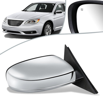 RETROVISOR MIRROR - OEM - 11-14 CHRYSLER 300C - POWERED - HEATED - FOLDING - W/ MEMORY - W/ CHROME COVER - RIGHT